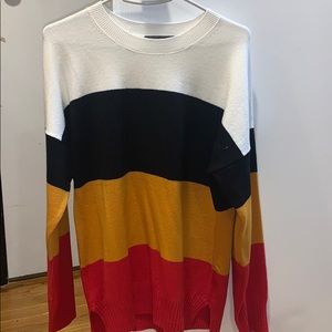French Connection Colorblocked Sweater Size Small